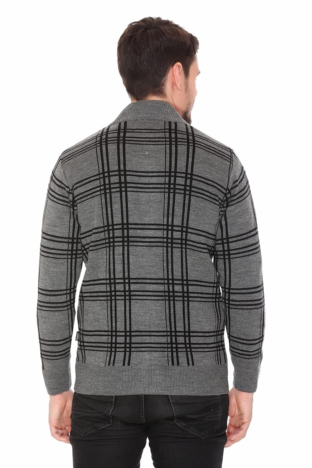 GODFREY Full Sleeve Zipper Sweater for Man Winter Wear -Mens Woolen Sweaters Turtle Neck - Image 2