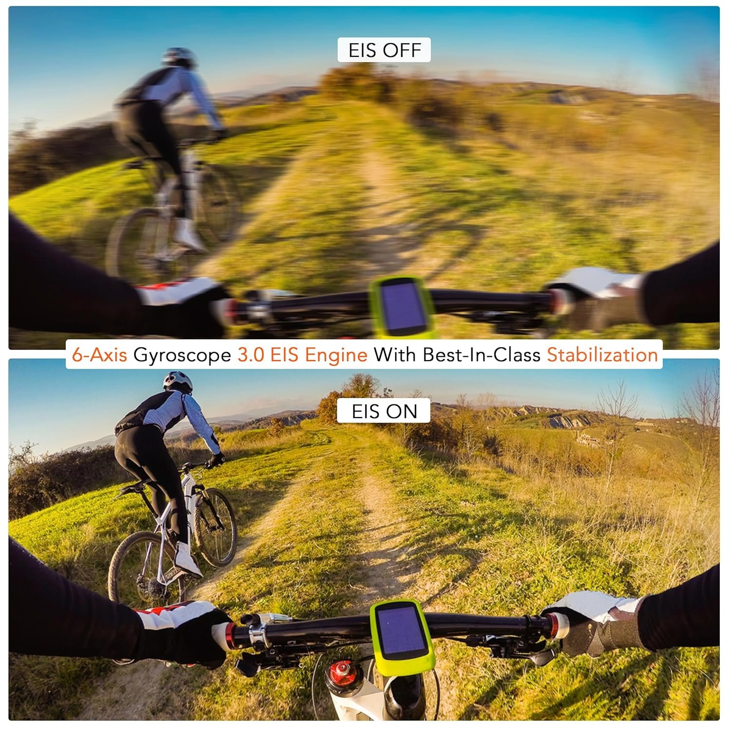 FitSpark Dolphin 1.0 Big 2.20" Full Frame Borderless Display | Real 4K30FPS 20MP Dual Touchscreen WiFi Action Camera | Wireless MIC Support | EIS 3.0 Sony Sensor No.1 Chipset Smart Remote + Full Kit - Image 5