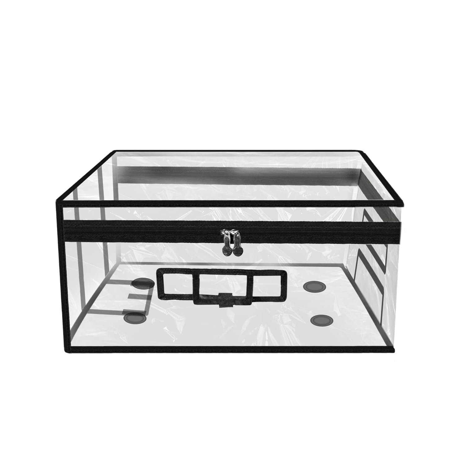 PVC Zippered Clear PVC Suitcase Covers Protectors, Soft Side Waterproof Dustproof 8 Spinner Wheel Suitcase Covers Case for Wheeled Luggage Trolley Protective Covers (Small) - Image 3