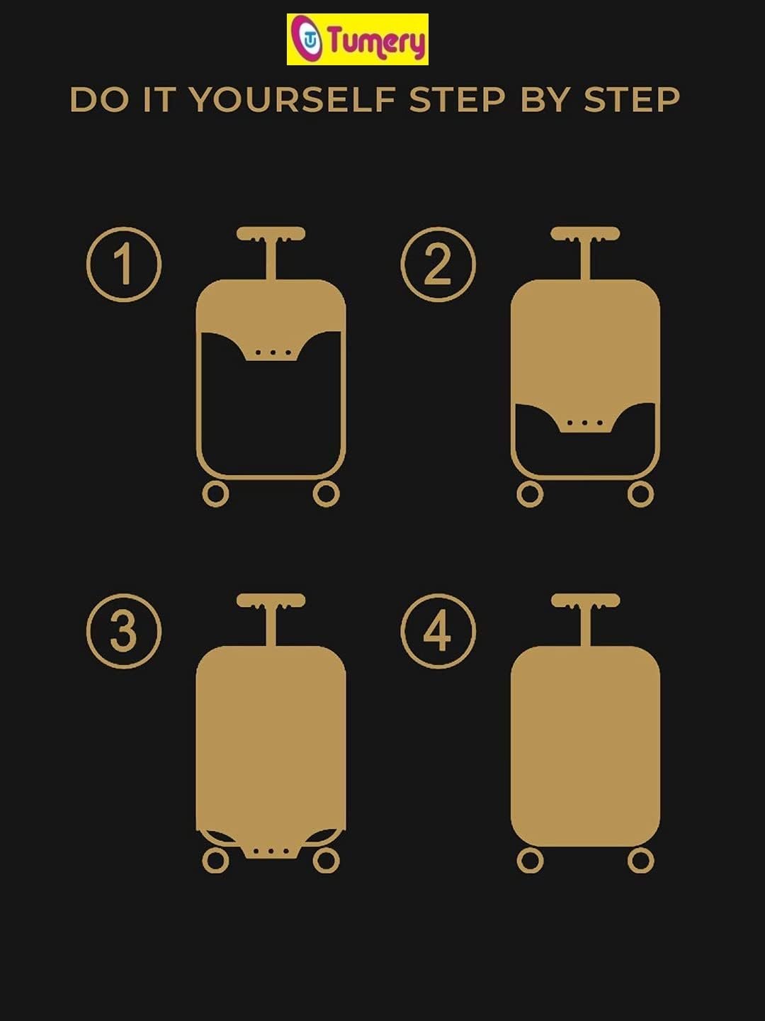 Luggage Cover Washable Dust Proof Anti-Scratch Polyester Blend Suitcase Protector Sutaible for VIP, Safari SKYBAG X-Large (Suitable for 78-81 CM) - Image 2