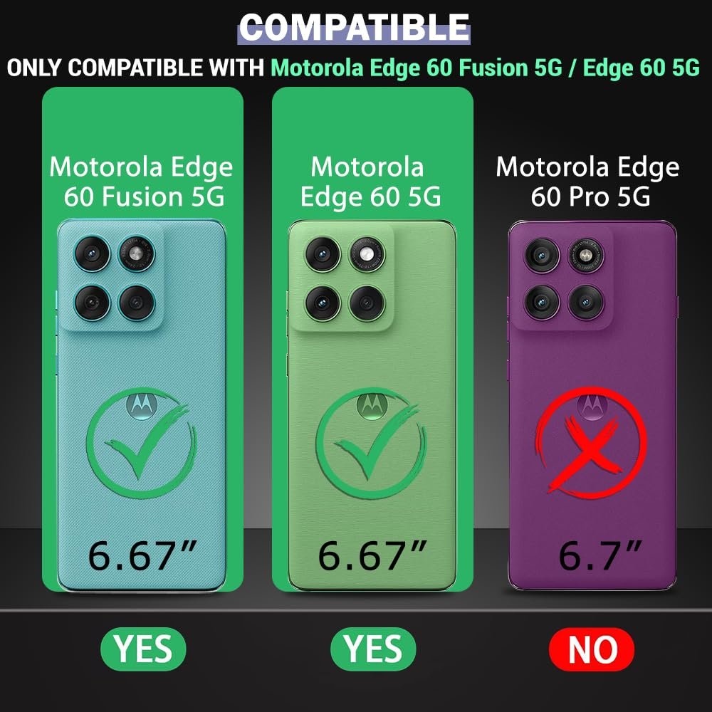 TheGiftKart Sleek Back Cover Case for Motorola Moto Edge 60 Fusion 5G / Edge 60 5G | Slim Fit Protective Design | Ultra Matte Finish | Camera Protection Bump | Soft Back Cover Case (Silicone, Black) - Image 2