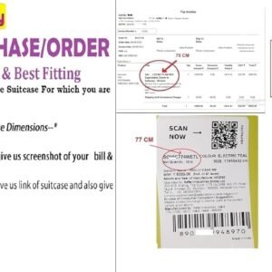 Printed Luggage Cover Washable Dust Proof Anti-Scratch Polyester Blend Suitcase Protector Sutaible for All Brand VIP, Safari, SKYBAG (Suitable for 20 Inch)