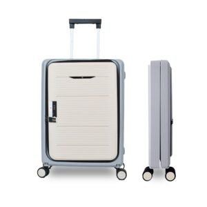 Urbane Home Luggage Bag | Trolley Bags for Travel | Collapsible Luggage Bag | 20 Inch | Khakhi Gray