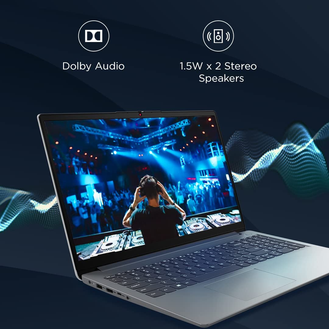 Lenovo IdeaPad 1 Intel Core Celeron N4020 15" HD Thin and Light Laptop (8GB/512GB SDD/Windows 11 Home/Office 2021/1 Year ADP Free/Cloud Grey/1.3Kg), 82V700ECIN - Image 4