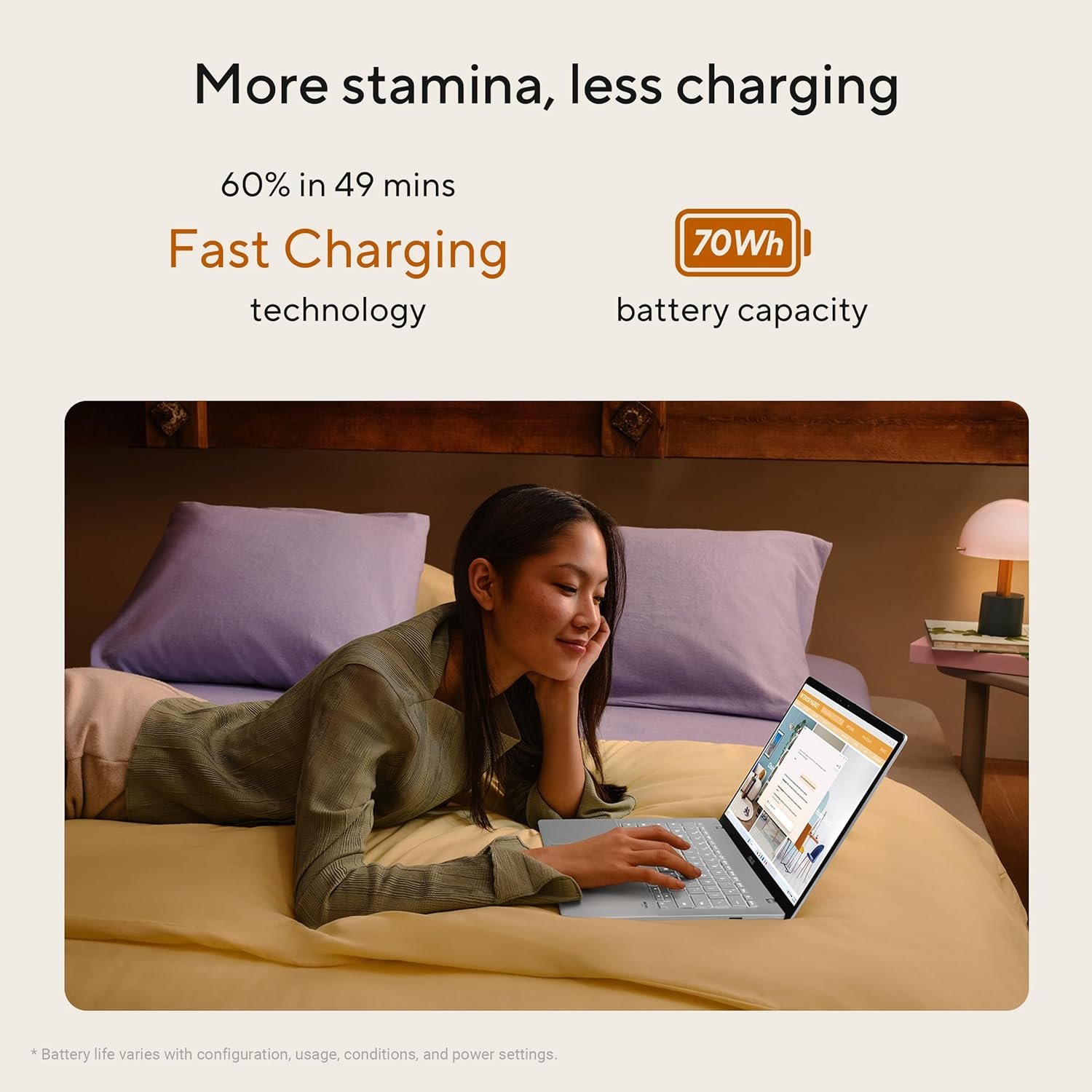 ASUS Vivobook S14 OLED, Smartchoice,AMD Ryzen AI 7 350,Copilot AI PC(AMD Radeon iGPU/50 TOPS*/16GB RAM/512GB SSD/14"/70Whrs/Windows 11/M365 Basic(1Year)*/Office 2024/Cool Silver/1.4Kg)M3407KA-SF2701WS - Image 9