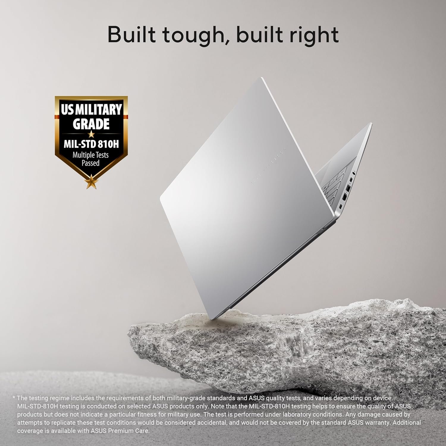 ASUS Vivobook S14, Smartchoice, AMD Ryzen AI 5 330, 16GB RAM, 512GB SSD,FHD+ 14", Win11, Office 2024,M365 Basic (1Year),Cool Silver, 1.4Kg, M3407KA-SF2501WS, 50 TOPS, Metallic Design Copilot AI Laptop - Image 5