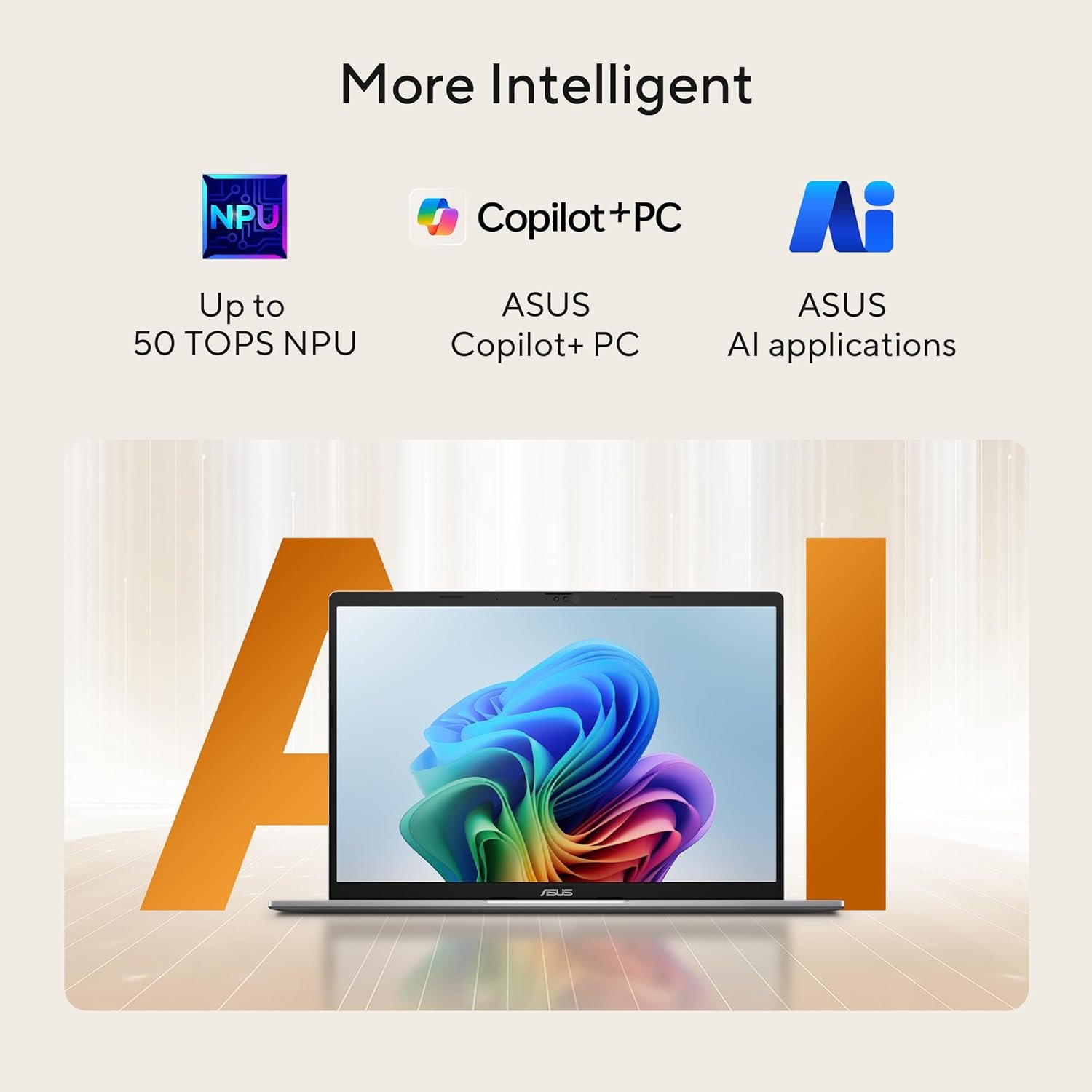 ASUS Vivobook S14, Smartchoice, AMD Ryzen AI 5 330, 16GB RAM, 512GB SSD,FHD+ 14", Win11, Office 2024,M365 Basic (1Year),Cool Silver, 1.4Kg, M3407KA-SF2501WS, 50 TOPS, Metallic Design Copilot AI Laptop - Image 12