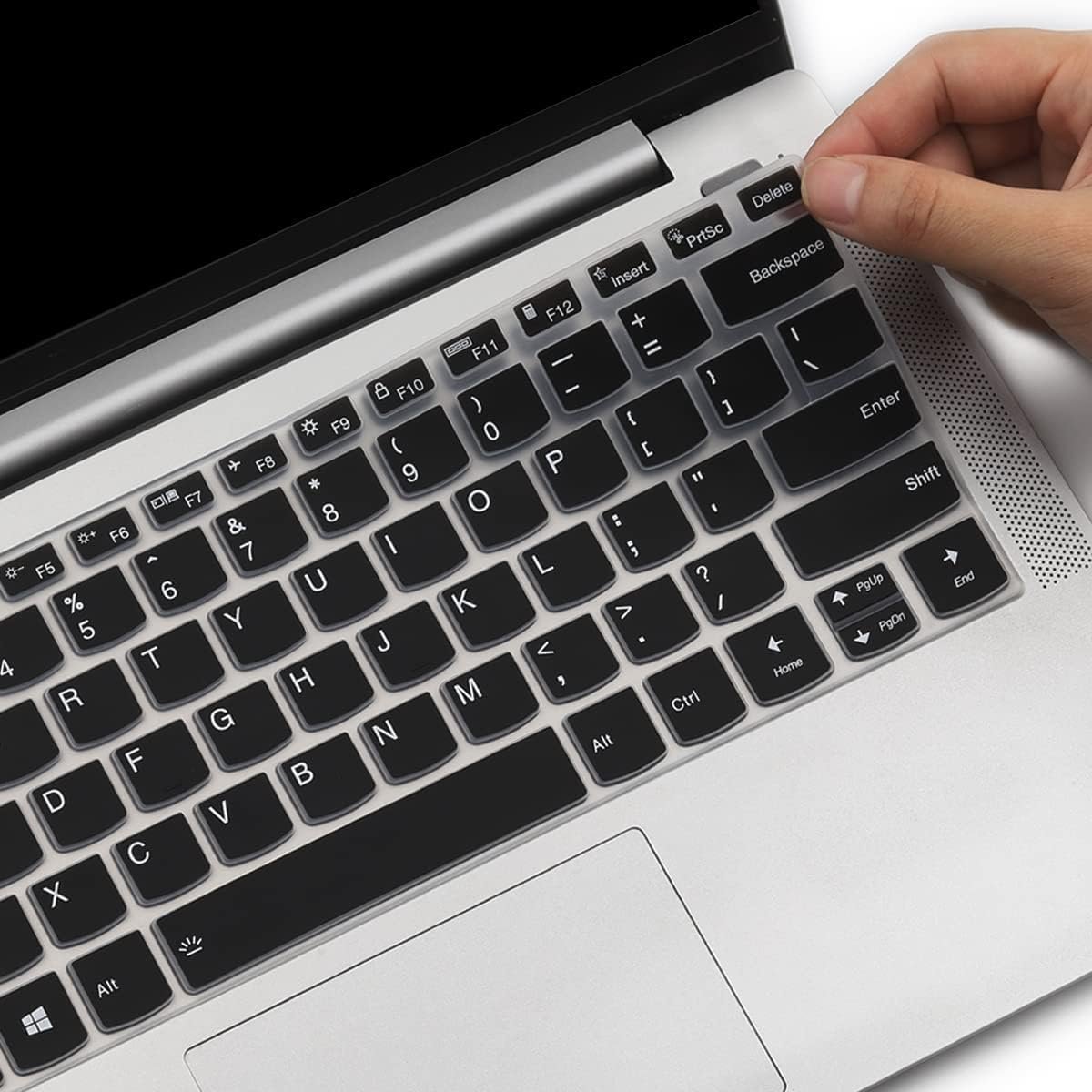 Oaky Keyboard Protector Cover for Lenovo ideapad Slim3 & Slim5 14 inch Laptops Waterproof Dust-Proof Ultra Thin Keyboard Skin Protector - Silicon Black - Image 4