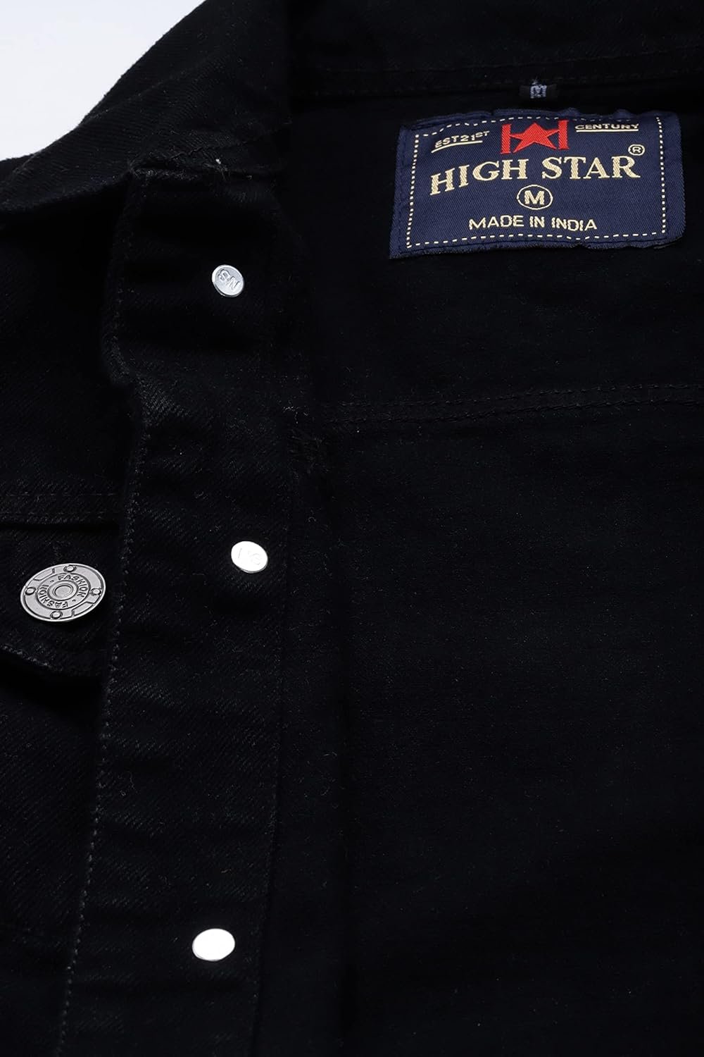 HIGH STAR Men's Denim Standard Jacket - Image 3