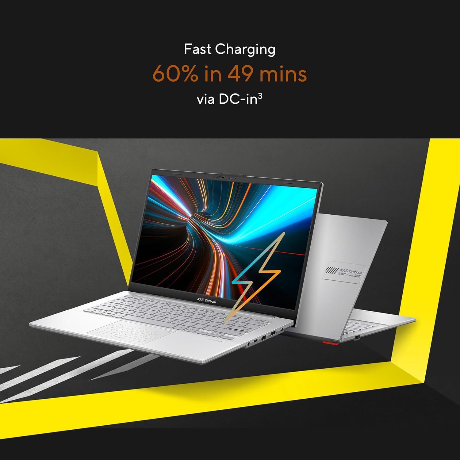 ASUS Vivobook Go 14, AMD Ryzen 3 7320U, Thin and Light Laptop, 14" (35.56 cm) FHD, (8 GB RAM/512GB SSD/Windows 11/Office 2021/42WHr /Silver/1.38 kg), E1404FA-NK321WS - Image 6