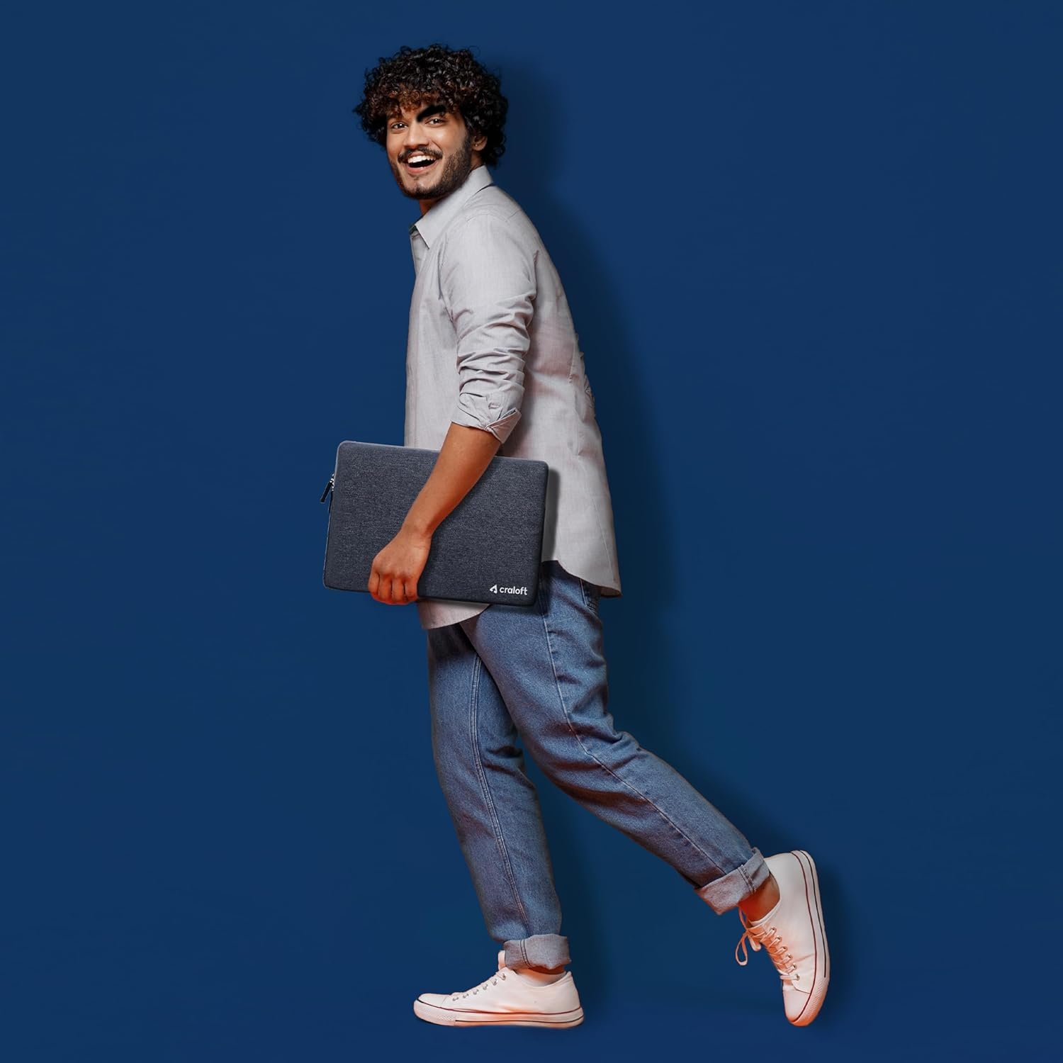 Craloft 14 Inch Laptop Sleeve Cover Bag with Charger Pouch – Water-Resistant Case for MacBook, Dell, HP, Lenovo – Ideal for Office & Travel Use - Image 6