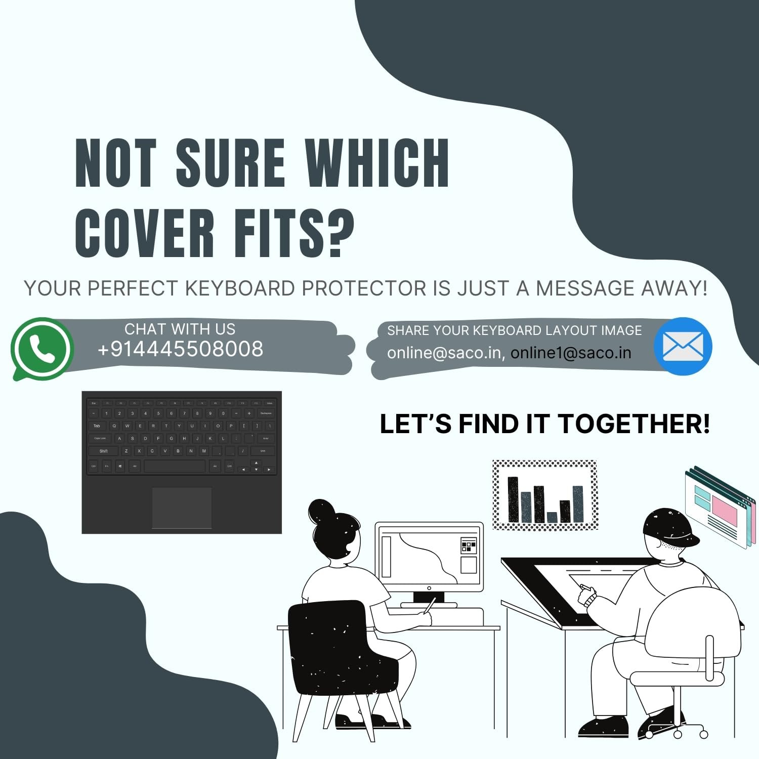 Saco Laptop Keyboard Cover Compatible for HP Pavilion 14-EC/14-DV Series 14-ec0033AU ec1003AU ec1005AU ec1008AU ec1019AU 14-dv0054TU dv0058TU dv1000TU dv1029TU dv2014TU dv2041TU Laptop, Transparent - Image 7