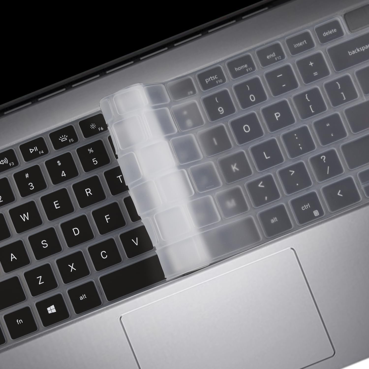 Saco Laptop Keyboard Cover Compatible for Dell inspiron 14 (5430 5435 7420 7430) & Dell Vostro 14 (3420 3425 3435 5320) 14inch Laptops (Transparent) - Image 5