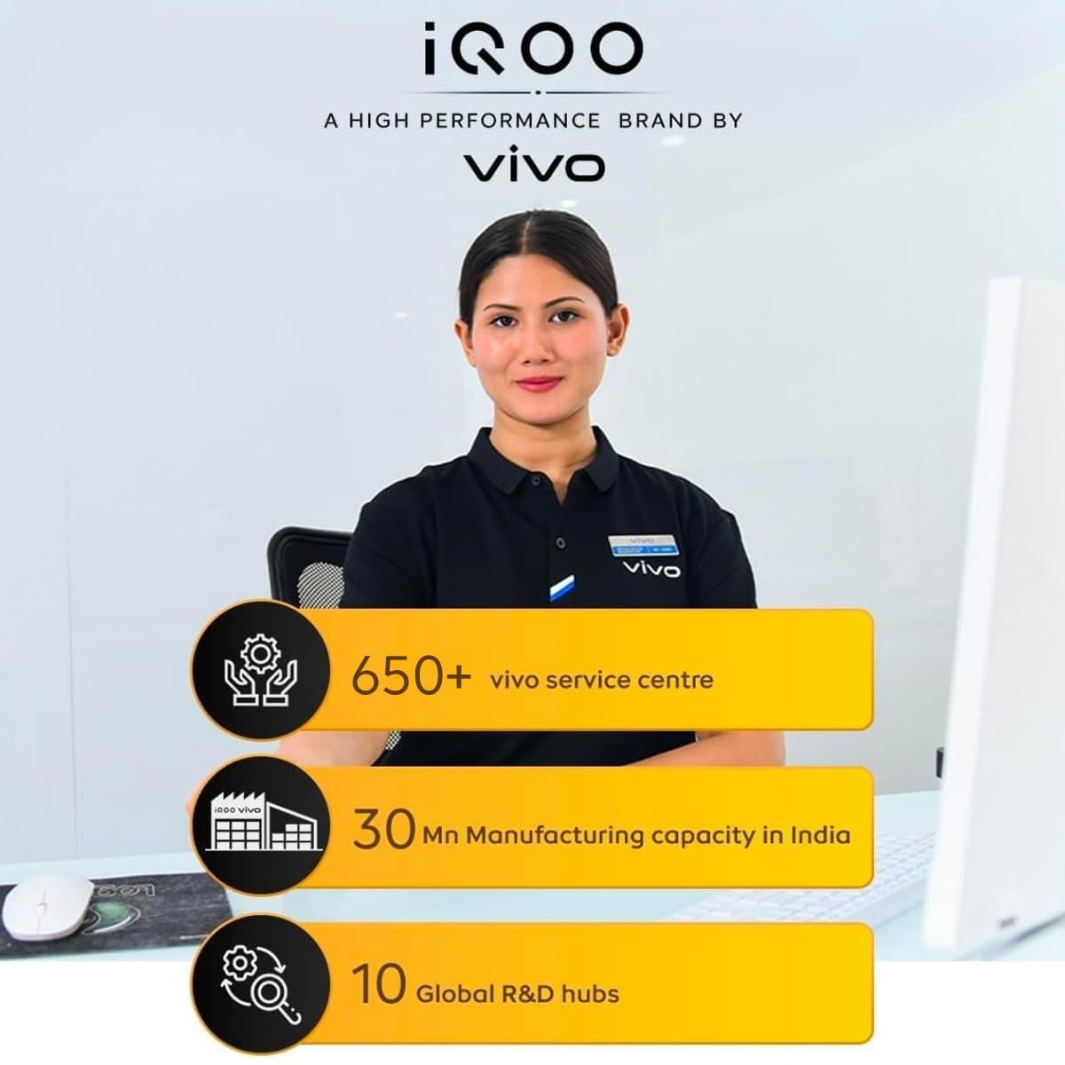 iQOO Z10 5G (Silver, 8GB RAM, 128GB Stroage) | India's Biggest Ever 7300 mAh Battery | Snapdragon 7s Gen 3 Processor | Brightest Quad Curved AMOLED Display in The Segment - Image 4