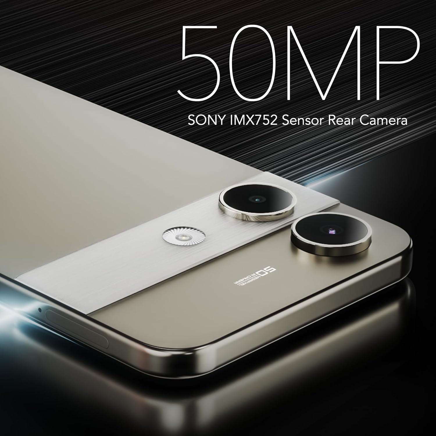 Lava Storm Play 5G (Dune Titanium, 8+8*GB RAM, 256 GB Storage)|India's First MT D7060 Processor with 525k Antutu |50 MP AI Camera | 6.75" HD+ Display| 5000 mAh Battery |IP64 Dust & Water Proof - Image 3