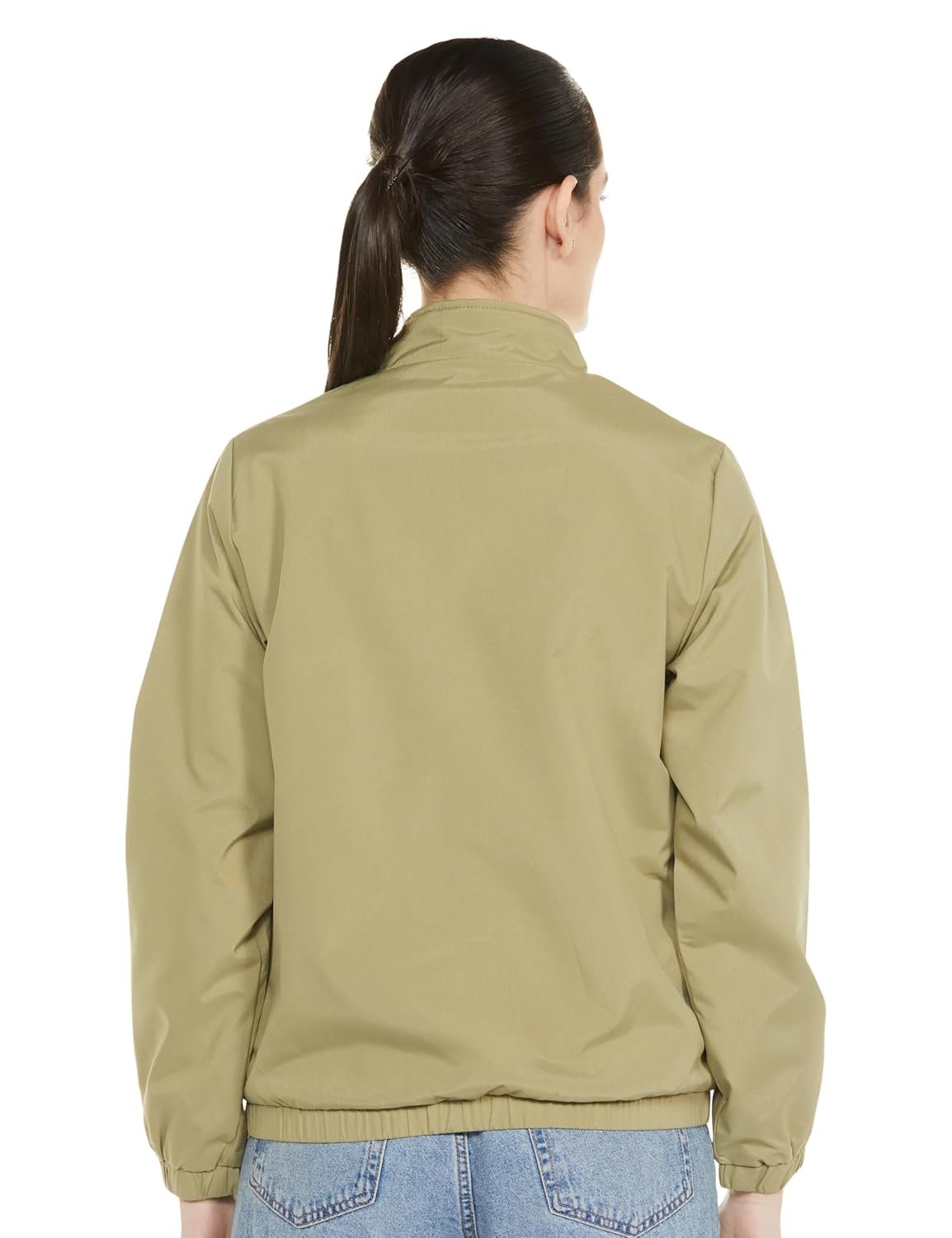 Qube By Fort Collins Women's Polyester Windcheater Standard Length Jacket - Image 2