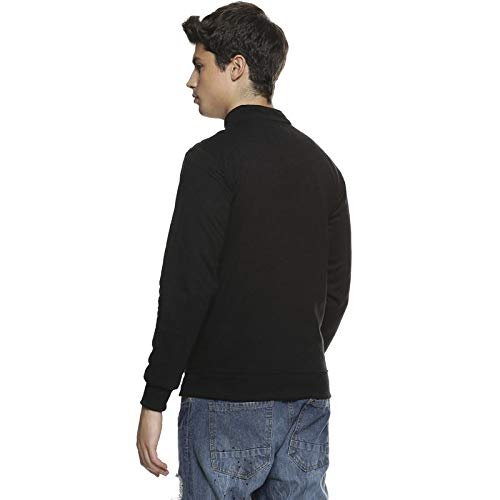 Campus Sutra Full Sleeve Cotton Front Zip Open Casual Jacket - for Men - Image 4