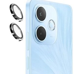 MOBIKTC【3 Pack Camera Lens Protector for Oppo A5 Pro 5G Tempered Glass Metal Camera Rings//Anti-Scratch/Case Friendly [Silver]