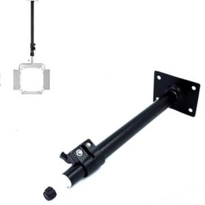 Shopee 12-20Inch Video/Still Photography Studio Wall Ceiling Mount Arm Stand Boom Overhead with 1/4″ Thread for Camera Photo Studio Video Strobe Light, Flash, Ring Light – Optical