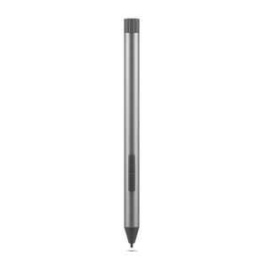 Lenovo Digital Pen 2 (Laptop) - Ultra-Tactile Response - 4,096 Levels of Pressure - Natural Feel Elastometer Pen Tip - Extended Battery Life - Silver