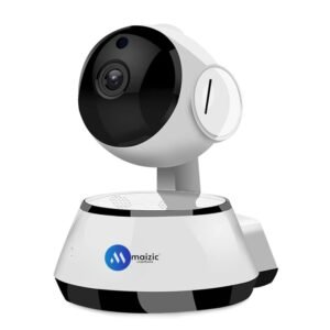 Smartpup WiFi 1080P CCTV Smart Net IP 360 Degree Camera, Calling, Alarm, Night Vision, No WiFi Operation Function by Maizic.com with 1 Year Warranty