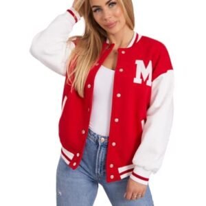 Women Printed Bomber Jacket