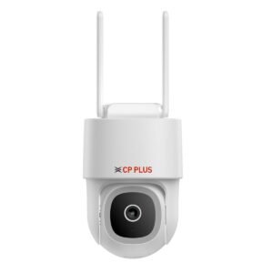 (Refurbished) CP PLUS 4MP Outdoor Wi-Fi CCTV Camera | 360° Pan & Tilt | Full-Color Night Vision | Motion & Sound Detection | Human Detection | CTC Cyber Secure Tech | Alexa & OK Google | CP-Z45Q