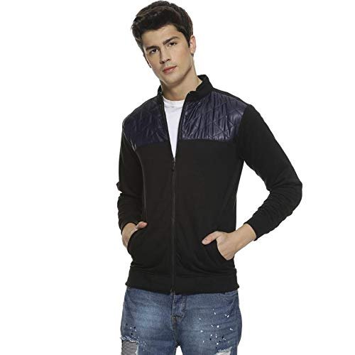 Campus Sutra Full Sleeve Cotton Front Zip Open Casual Jacket - for Men