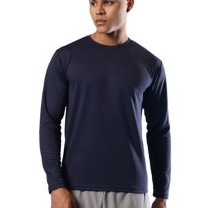 CHKOKKO Men’s Polyester Regular Fit Sports Gym Full Sleeves T-Shirt