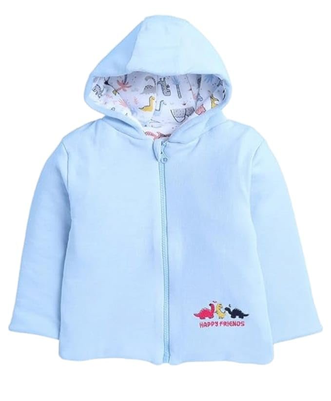 Baby Boys & Girls Full Sleeve Reversable Hooded Jacket/Winter Jackets