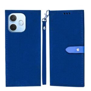 Erotic Flip Wallet Case Cover for Oppo A5 Pro 5G – Blue