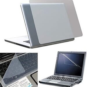 FEDUS Silicone 3 In 1 Laptop Screen Guard, Keyboard Protector And Skin For All 14.0 Inch Laptops Accessories Combo Kit