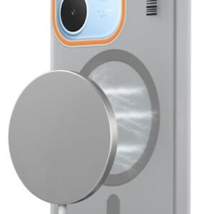 Mr. Case Back Cover for Oppo A5 Pro 5G Sleek Frosted Translucent Back with Wireless Charging Support | Anti-Scratch Shockproof Phone Case – Grey