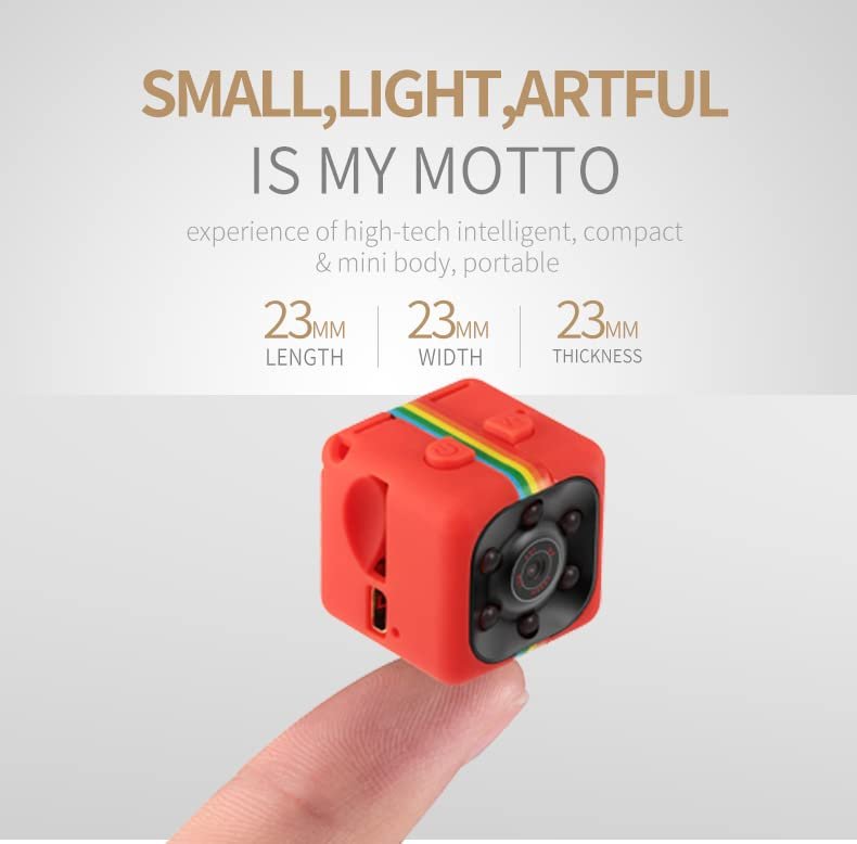 TECHNOVIEW Spy Camera Hidden Mini Spy Camera Wireless 1080P HD Portable Small Camera with Night Vision Nanny Cam for Home Indoor Outdoor Security Small Size (Non WiFi) - Image 9