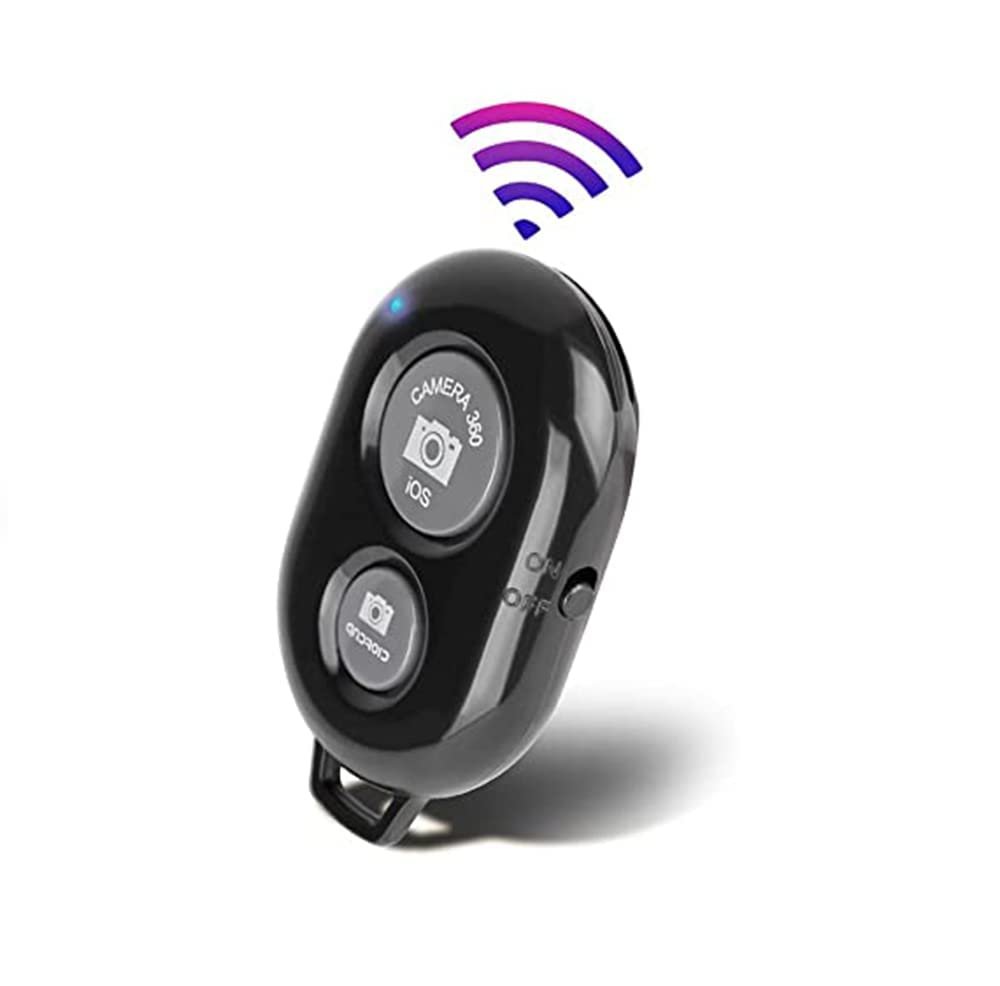 Shutter Remote Control Shutter Selfie Remote with Bluetooth Connectivity Technology Selfie Click Button Create Amazing Selfie, Photos & Videos Compatible with Phone (Pack of-1)