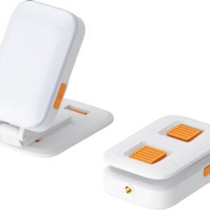 Amazon Basics Foldable Table LED Video Light for Photography, Live Streaming, Makeup, Video Meetings | Multi-Color LED Video Light | 3 Color Modes | 14 RGB Color Mode