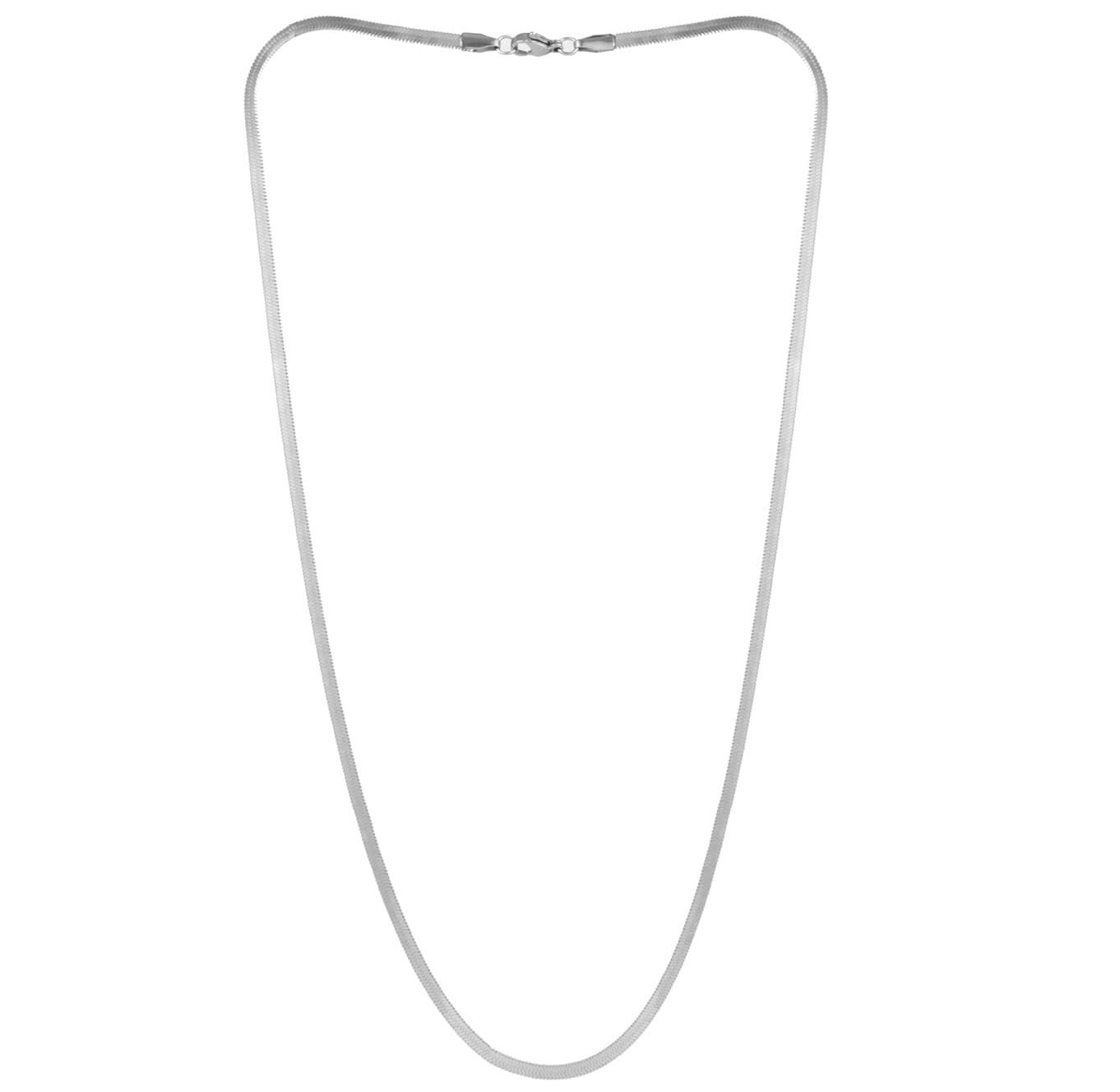 VAMA FASHIONS Classic Trendy Stylish Stainless Steel Silver Neck Necklace Chains for Men Boys - Image 3