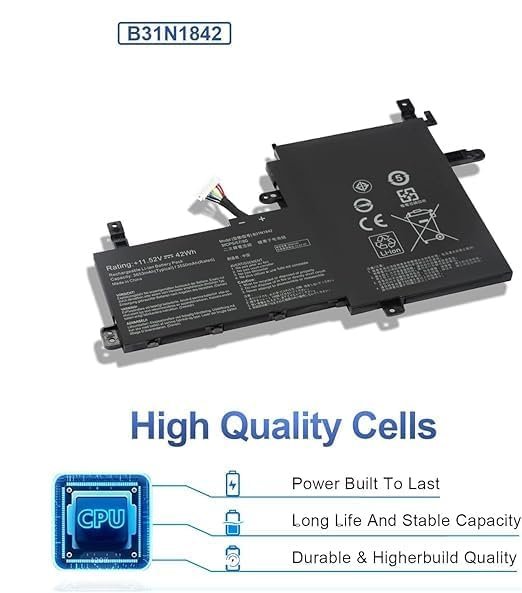 WISTAR B31N1842 Battery for ASU-s Vivo/Book 15 M513UA, Vivo/Book 15 X513EA, Vivo-Book 15 X513IA, Vivo-Book S15 S531FA, Vivo-Book S15 S531FL Laptop Battery - Image 2