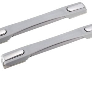 Luggage Wheel,Handle,Lock Only for Replacement and Repair for VIP, Safari, Skybag, Amrican Tourister Suitcases Luggage Part (2 Pcs Grey(N) Handle)