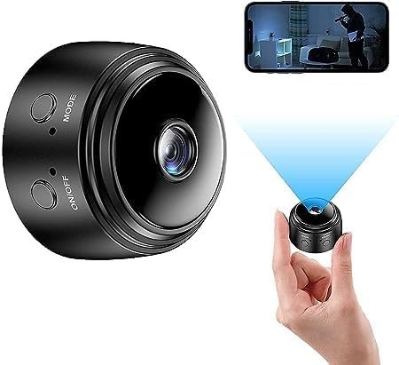 New WiFi Spy Camera Hidden for Home Outdoor High HD Focus Spy Magnet Mini Live Stream Night Vision Wireless 1080P Audio Video Hidden Indoor Nanny Camera for Home Offices Security