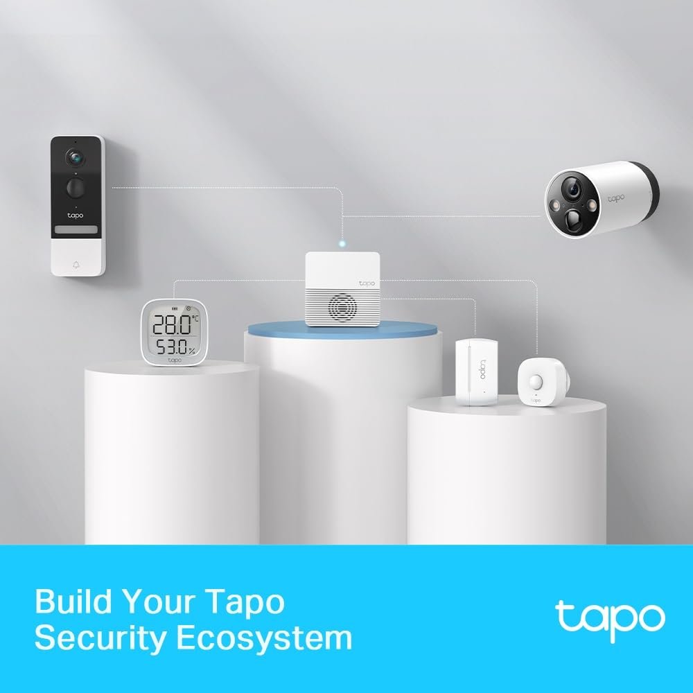 Tapo H200 Smart Hub with Built-in Chime, Requires 2.4Ghz Wi-Fi, Connect Up to 64 Smart + 4 Camera Devices, Sub-1G Low-Power Wireless Protocol, 512Gb Local Storage - Image 2