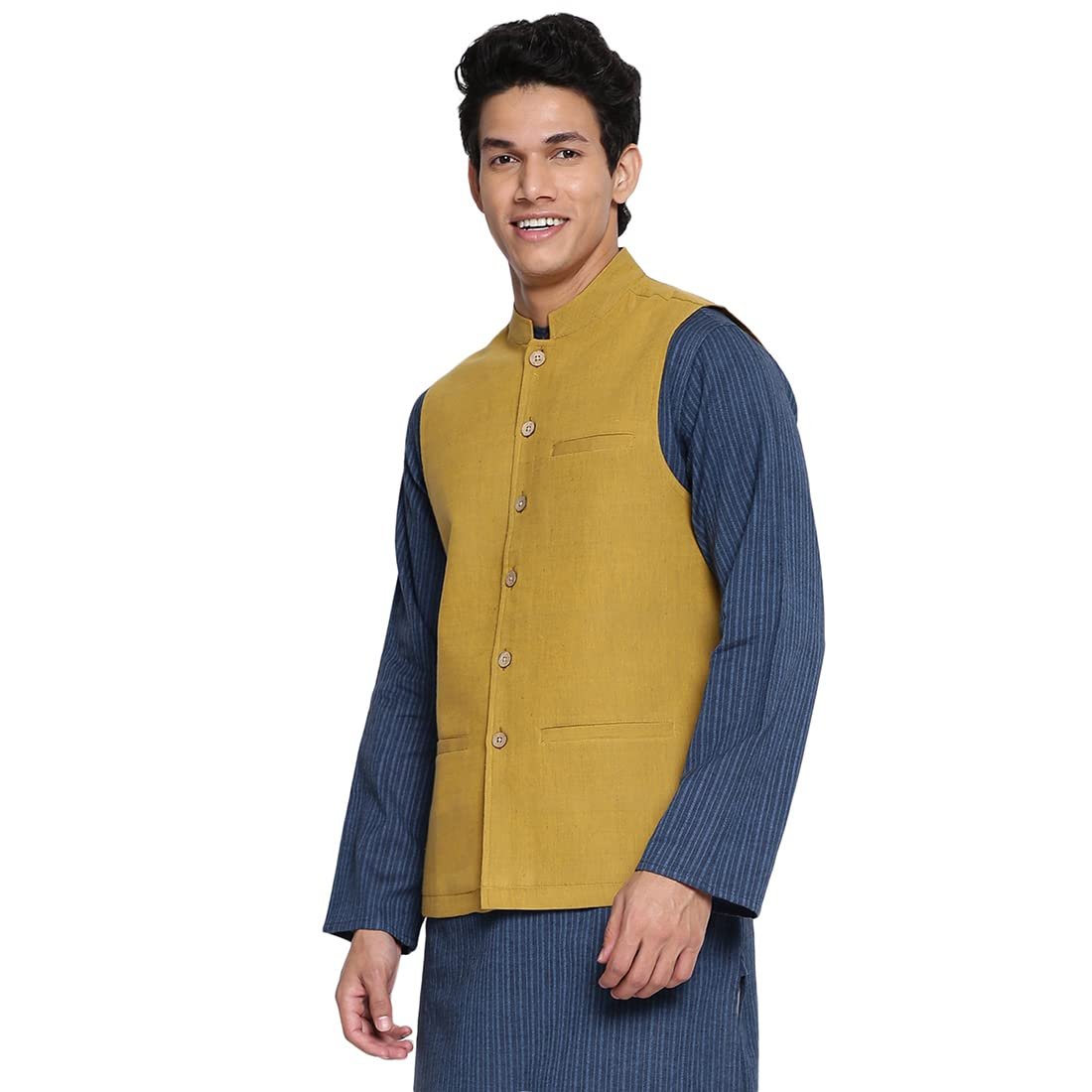 Fabindia Men Nehru Jacket - Image 2