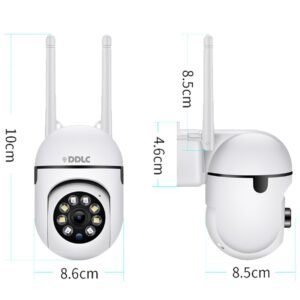 DDLC wi-fi Mini IP PTZ Camera CCTV Security Surveillance with Two Way Audio Colour Vision Indoor & Outdoor Use (MINI PTZ)