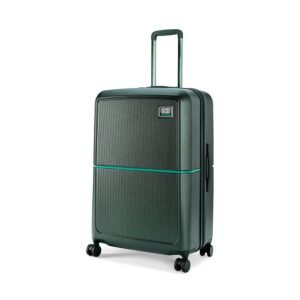 Urban Jungle Polycarbonate 360 Degree By Safari, Premium Large(75 Cm) Trolley Bag, Check-In Suitcase With 8 Silent Wheel And Tsa Lock, Hardside Travelling Luggage For Both Unisex (Green)