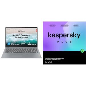 Lenovo IdeaPad Slim 3, 12th Gen Intel Core i5-12450H (16GB LPDDR5, 512GB SSD), Anti-Glare, FHD 15.6"(39.6cm), Win 1 + Kaspersky Plus 1 Device 1 Year (Physical Pack)