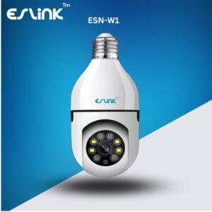 360° Bulb Security Camera – WiFi Smart Camera with Motion Detection, Night Vision, Two-Way Audio, Wireless Home Surveillance