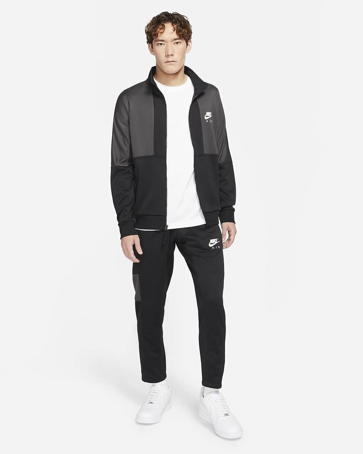 Nike-AS M NSW AIR PK JKT-BLACK/ANTHRACITE/WHITE-DD6338-010-L - Image 6