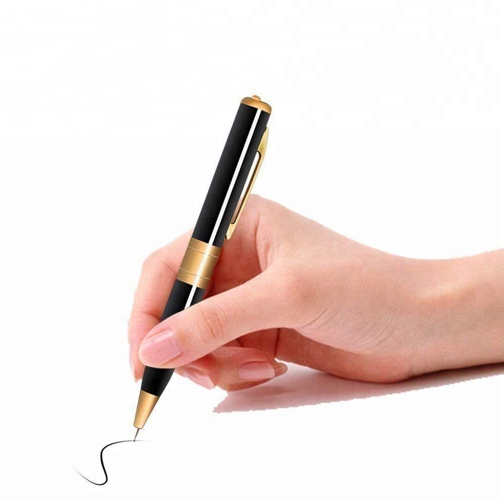 TECHNOVIEW Spy Pen Camera 720p Video Audio Recording Indoor Outdoor Spy Pen Camera - Black