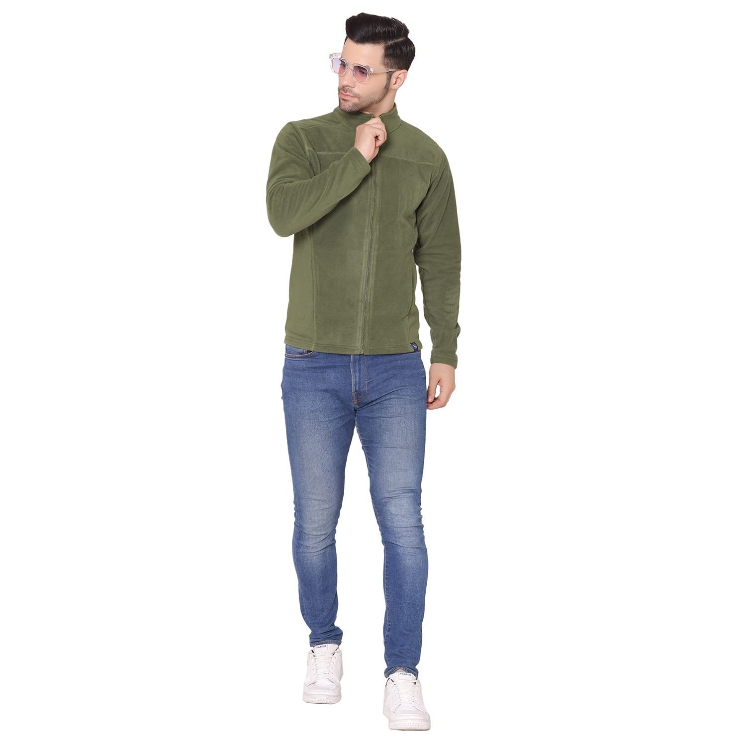 Bongio Men's Full Sleeves Polar Jacket - Image 5