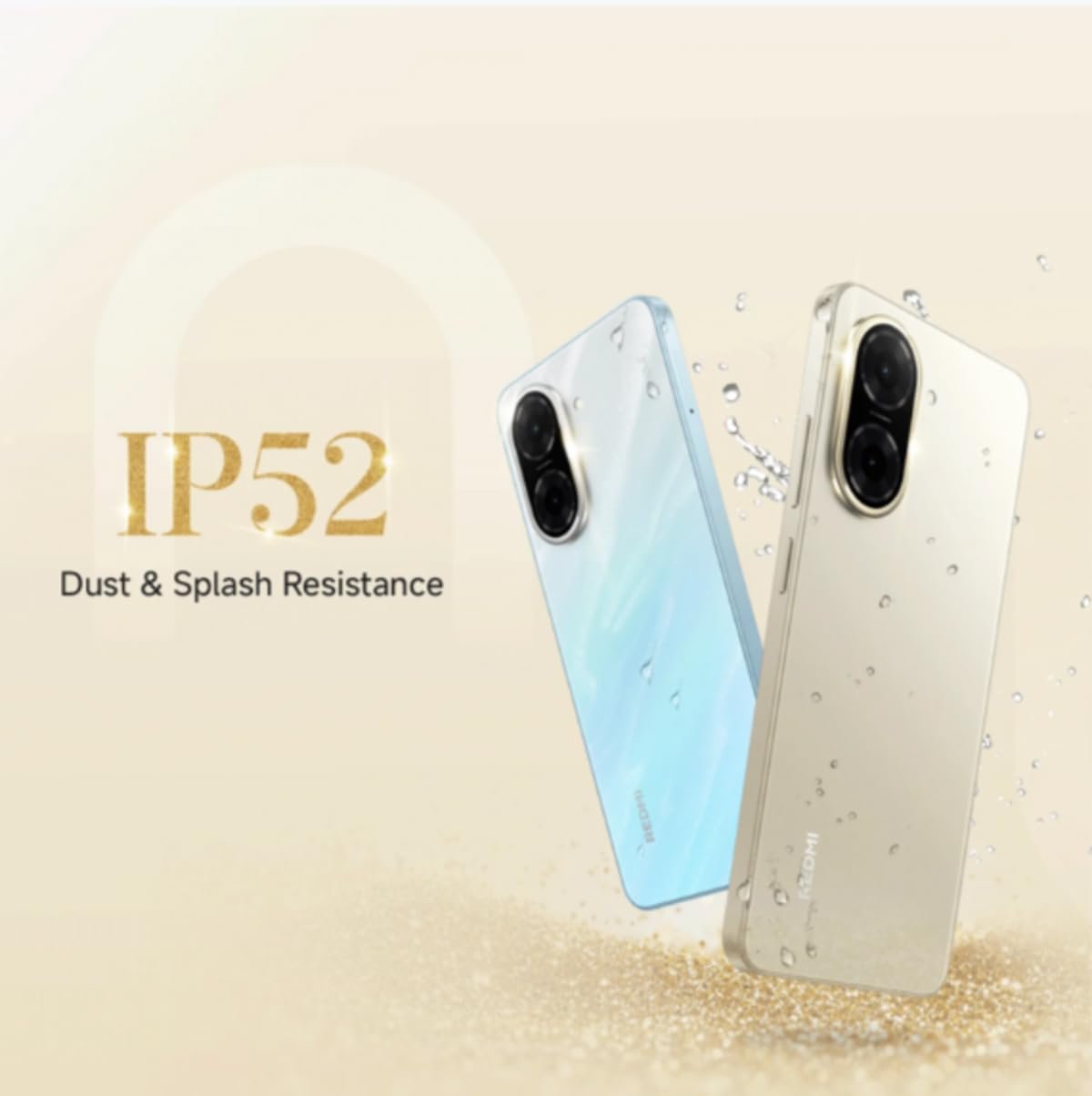 Redmi A5 (Jaisalmer Gold, 3GB RAM 64GB Storage) | Royale Design | Segment's Largest 17.47cm(6.88) and Smoothest 120Hz Display) | TUV Rhineland Triple Eye Protection Certified | 5200mAh Large Battery | Supports expandable storage: up to 2TB - Image 6